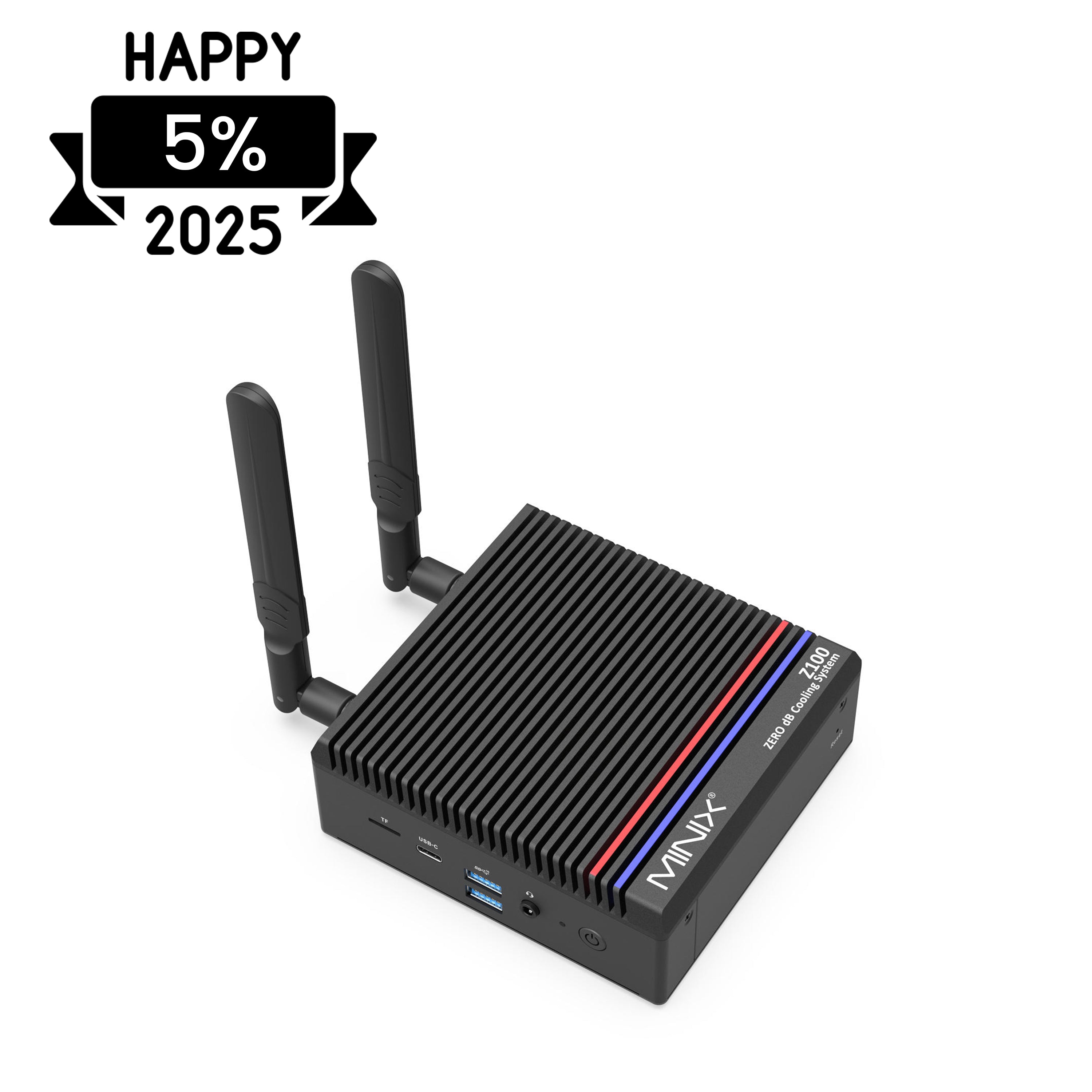 Z100-0dB Fanless Mini PC