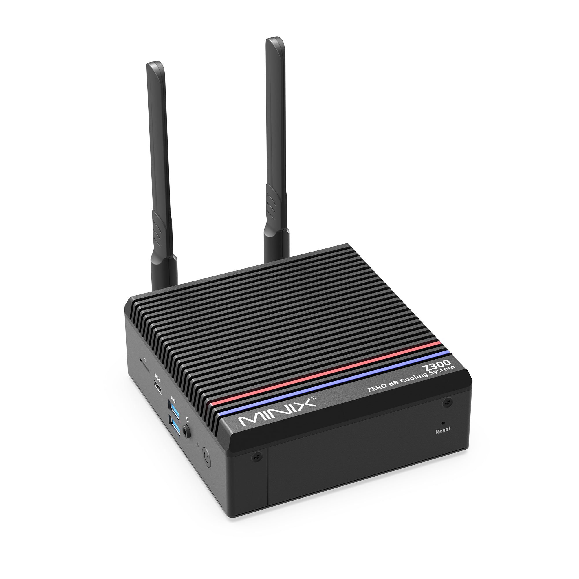 Z300-0dB Fanless Mini PC with 16G RAM/512G SSD, Powered by 12th Gen Alder Lake N300 Processor